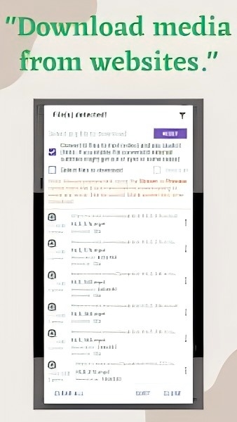 Download media from websites
